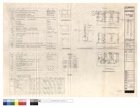 藏品(浴室厨房給汚排水配管設備平面圖、浴室、厨房電氣設備平面圖、結線圖、負載表)的圖片