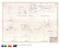藏品(剖面,座椅詳細.階梯剖面詳細、排水暗溝,花盆矮牆、屋頂层花台欄杆立面圖)的圖片