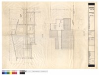 藏品(原建築物平面圖、剖面圖)的圖片