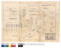 藏品(打樁編柵植草撒種子斷面圖、正面示意圖、平,正面圖、木樁釘法、鋼筋配置圖)的圖片