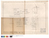 藏品(廊道屋面蓋PVC浪板及庭園舖地磚、更換門紗網及絞鏈,窗紗網、屋面翻修及拆除天窗更改蓋文化瓦、架設地板詳圖、客廳牆損坯修補、宿舍修繕平面圖)的圖片
