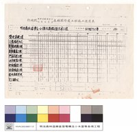 藏品(工程施工進度表)的圖片