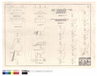 藏品(平,正面圖、压力管平面圖、橫溝平,斷面圖)的圖片