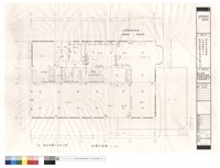藏品(電信設備、電信配線、電視及廣播音響設備平面配置圖(3))的圖片