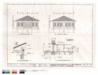 藏品(解說室立面圖、屋簷接頭、窗檯及階梯坐位詳圖)的圖片