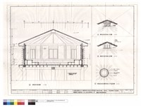藏品(解說室剖面圖、屋頂接合、屋頂架構接合平面詳圖)的圖片