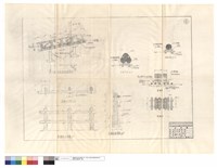 藏品(木橋詳圖、護欄杆平,正,剖面圖、多,單載木馬,立,平面圖)的圖片