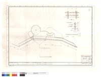 藏品(神木園出口處位置圖、新建服務中心杉木欄桿,正面圖)的圖片