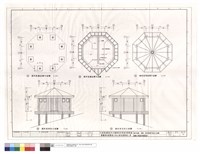 藏品(廁所基礎、壹層、屋頂結構平面及立面圖)的圖片
