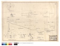 藏品(雷管庫平面圖、炸葯庫土堤平面,A-A~E-E剖面圖、水泥路縱,橫斷面圖)的圖片