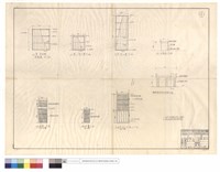 藏品(窗防風板,門、紗窗,門,把手、廚房瓦斯炉台A-A剖,正面圖)的圖片