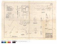 藏品(零星工程數量統計、鹿園棧道坍方斷面、擋土墻正,斷面圖、油漆及迁埋設之乙,甲式護欄、茅舍山坡正面圖、漿砌卵石斷面圖)的圖片