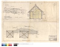 藏品(水電詳圖、B-B剖面圖、屋頂結構平面圖)的圖片