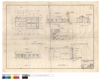 藏品(平,正,背,側面圖、室內裝飾表、給水衛生配置平面圖)的圖片