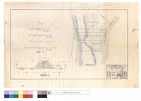 藏品(橫斷面、蛇籠埧斷面圖、武陵溪埧平面圖)的圖片