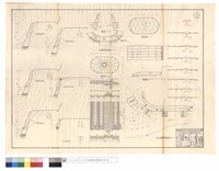 藏品(23K+100駁坎、羅裕橋斷,平面圖、首尾結束,間隔網、縱斷面圖、蛇籠埧位置地形圖)的圖片