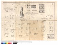 藏品(正面圖、斷,正面詳細圖、箱涵正,側面及縱斷面圖)的圖片
