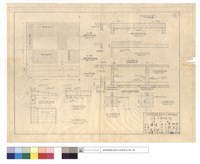 藏品(上,下層屋面,B,牆,丁字梁,地梁及立柱鋼筋詳細圖、丁字梁,大門雨庇平,斷面圖、墻,地樑斷面圖、門梁鋼筋圖、C1,C2柱基礎圖)的圖片