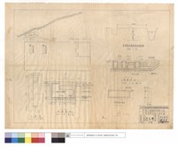 藏品(平面圖、A-A橫斷,B-B縱斷面圖、修理壕及灌溉渠水位關係圖、照明設備框欄,斷面圖)的圖片