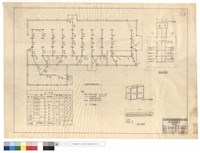 藏品(照明灯設備平面圖、負荷表、總配電盤、2/40W日光灯)的圖片
