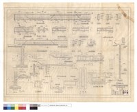藏品(G2,G1、B1,B2,WB2,WB1,FG,WG詳細圖、F2C2,F1C1,F'2C'2,H-H剖面圖,C3詳細圖、S版鋼筋詳細圖,CS1,CB3,CS2、照明設備框欄圖、平面圖、B-B縱斷,A-A橫斷,C-C斷面圖、詳細圖)的圖片