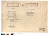藏品(宿舍,辦公室平面圖、單面防水甘蔗板墻圖、進門踏步詳圖)的圖片