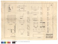 藏品(原木邊溝側,正面詳細,側,斷,平,正面圖、箱涵平,正面橫斷,斷,側,剖面圖)的圖片