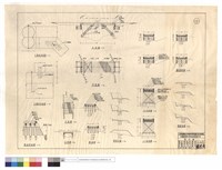 藏品(斷面,C,D構造詳細圖、正,平,斷,橫斷面圖、橋台斷面,A-A,B-B剖面圖)的圖片