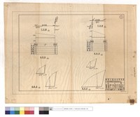 藏品(平面圖、縱,橫斷面)的圖片
