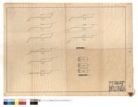 藏品(工寮三棟地基斷面、工寮及廚浴平面圖)的圖片
