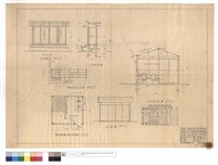 藏品(平面,正面暨剖面設計圖)的圖片