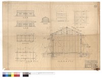 藏品(平,正,側,剖面暨門窗詳細)的圖片