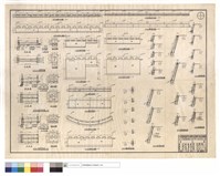 藏品(駁坎,進,出水口,擋水墻平,剖,正,橫斷面圖、A~A剖面圖、涵管詳圖)的圖片