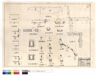 藏品(平,正,展開圖、涵身,A'~A'水池斷面、引水溝平均,進出水口斷面圖、蓋版詳細圖、B'~B'引水溝、A-A~G-G斷面、H~H吊溝、水池)的圖片