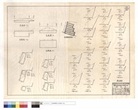 藏品(平,正面圖、原木擋墻斷面詳細、僱工部份)的圖片