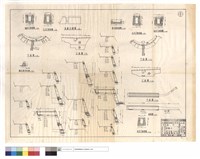 藏品(進,出水口,排水溝斷面圖、正,平,斷面圖、欄水墻剖面圖、護欄詳細圖)的圖片