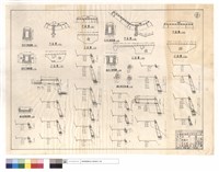 藏品(進,出水口,排水溝斷面圖、平,正面圖、欄水墻剖面圖)的圖片