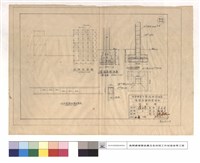 藏品(床舖支柱圖、磚墻基礎詳圖、1:2:4混凝土牆上環梁,柱基礎)的圖片