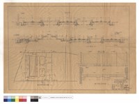 藏品(辦公室區車坪水道等平面圖、A-A~B-B斷面、辦公室區宿舍區間隔墻)的圖片