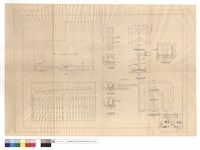 藏品(版涵詳細圖、最淺,最深水溝,甲~甲斷面圖、新建放水閘門平,正面圖、新建及舊有基礎圖)的圖片