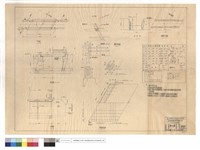 藏品(平,剖面,示意圖、欄杆明細圖、鋼筋配置圖、舊橋台平面圖)的圖片