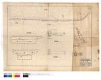 藏品(平面圖、乾砌駁坎展開,大樣圖、溝管斷面,俯視圖)的圖片