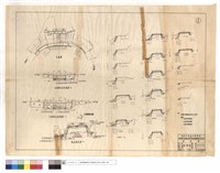 藏品(平面圖、上,下游,駁坎展面,標準圖、1/2Ø鋼筋彎鈎示意圖)的圖片