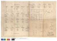 藏品(甲~丁棟職員宿舍基礎變更詳細圖、立,平面,屋面仍照原設計、地盤圖、丁棟柱基詳細)的圖片