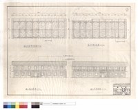 藏品(辦公室,宿舍屋架平面圖、辦公室正,背面圖)的圖片