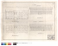 藏品(宿舍一,二樓平面圖、宿舍正,背面圖)的圖片