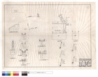 藏品(洩水槽左,右漿砌卵石正面圖、A-A正,斷面圖、洩水槽斷面圖、甲,乙式水溝斷面圖、正,平面圖)的圖片