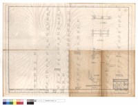 藏品(正,平,剖面圖、森林浴步道修復,架設杉木欄杆及台階平面圖、歐馬,寶莉颱風災害,供水系統,森林浴,神木園區步道)的圖片