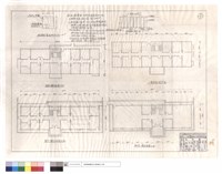 藏品(烤漆鐵皮蓋板,辦公室,宿舍一,二樓平面圖、不鏽鋼欄杆略圖)的圖片