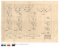 藏品(擋土牆正,平,剖面圖)的圖片